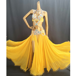 High-End Handmade Women's Plus Size Oriental Belly <strong>Dance</strong> Performance Suit Sexy Printed Stage <strong>Dresses</strong> for <strong>Ballroom</strong> Wear New - Product Image 3