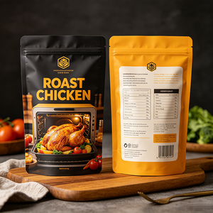 Bolsa <span class=keywords><strong>de</strong></span> Plástico con Cierre para Pollo Asado, Personalizable, Antivaho, Apta para Microondas - Product Image 3