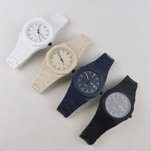 White Ceramic Unisex Watch 38mm Polygon <b>Case</b> Automatic Mechanical Movement Date <b>Display</b> Luxury Mechanical Watch for Men - Product Image 2