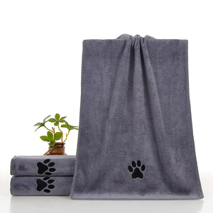 Wholesale <b>Dog</b> Towels for Drying <b>Dogs</b> Pet Towel 4 Colors Absorbent 100% Cotton 2 Sizes <b>Bath</b> Towels <b>Dog</b> Bathing Kit Custom - Product Image 3