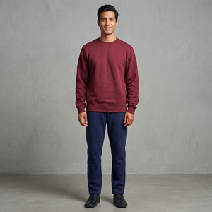 Nouveau Sweat-shirt Homme en Coton Épais 2026 avec Logo Personnalisé Imprimé, Manches Longues Décontractées pour l'Automne - Product Image 1