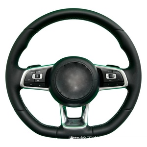 Palanca de Cambios Deportiva para Volante Volkswagen R-Line, Placa R de Cuero, Compatible con Modelos Golf y Polo - Product Image 5