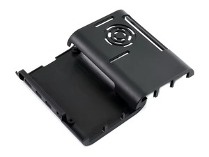 PI4-CASE-D Waveshare - Carcasa negra de ABS para Raspberry Pi 4 con ventilador de refrigeración K773 - Product Image 2
