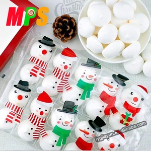 Người Tuyết Cá Nhân Marshmallow Trong Hộp Hình Dạng Quà Tặng - Product Image 2