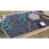 Accessoires gonflables de karting pour enfants de haute qualité avec une clôture