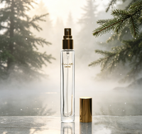 Flacon pulvérisateur carré en verre transparent de 3 ml, 5 ml, 8 ml, 10 ml, 15 ml, vide, rechargeable, mini flacon de parfum avec pompe à écran