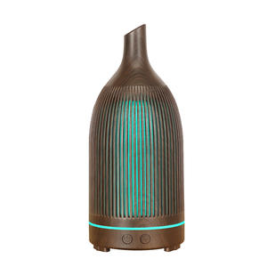 Wood Grain Aroma Diffuser 200Ml USB <b>Humidifier</b> With Led Light For Home Office Aromatherapy - Product Image 2