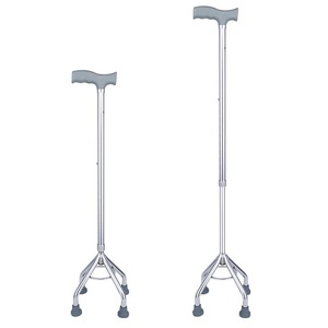 Barre de marche télescopique à quatre jambes, en alliage d'aluminium, pour canne antidérapante, multifonctionnelle réglable pour personnes âgées - Product Image 2