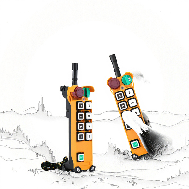 F24-8S Industrial Waterproof Wireless Transmitter and Receiver Switch Radio Remote Control System