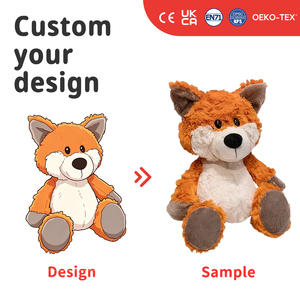 Juguetes de Peluche Personalizados Kawaii, Animales de Peluche del Bosque, Zorro de Cola Larga, Peluches Suaves, Figuras de Peluche para Niños, Regalo Infantil - Product Image 1