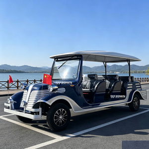 Carro Eléctrico Clásico Retro Vintage de Largo Alcance con Batería de Litio para 8-14 Pasajeros, Ideal para Turismo en Zonas Turísticas - Product Image 1