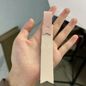 Cheap Multi-color Optional Leather <b>Bookmark</b> with Custom Logo High Quality PU Leather Book Mark for Office & School Stationery - Product Image 2