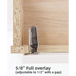 Full Overlay <b>Soft</b> <b>Close</b> <b>Cabinet</b> <b>Hinges</b> <b>for</b> <b>Kitchen</b> <b>Cabinets</b> 105 Face Frame Concealed <b>Cabinet</b> Door <b>Hinge</b> 3 Way Adjustabili - Product Image 5