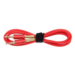 3.5mm voiture ressort Aux câble plaqué or mâle à mâle Jack Audio câble haut-parleur cordon pour casque Samsung téléphone portable PC MP4 - Product Image 5