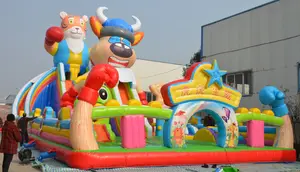 Piscina de aire inflable, tobogán acuático