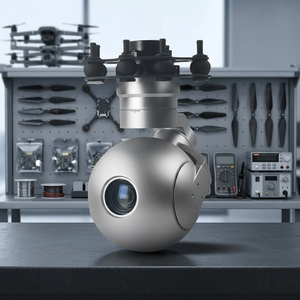 1080P Smart <b>Gimbal</b> <b>Camera</b> 10x Optical Zoom 3-axis Stabilized EO/IR 2TB Storage for Drones Real-time Tracking - Product Image 1