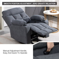 Nouveau design, vente en gros, avec porte-gobelet, télécommande, massage, canapé moderne, fauteuil de salon, fauteuil inclinable