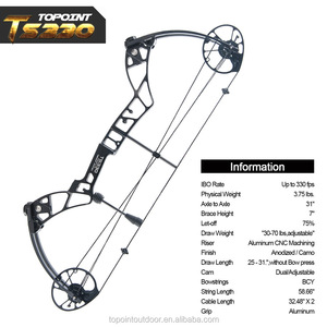 Arc à poulies de chasse TS330 pour droitiers et gauchers, modèle OEM/ODM, pour tir à l'arc de chasse - Product Image 4