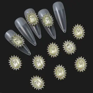 nail accessories art nail supply press on nails decorations charms Virgin Mary crystal beads for jewelry making Magic Stick