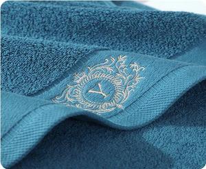 100% bông khăn 3-mảnh thiết lập, khách sạn phòng tắm Spa bông khăn Set, biểu tượng tùy chỉnh - Product Image 5