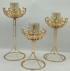 New Items Cheap gold candle holder Wedding Centerpieces Candle Holder for Home Furniture Decoration - Product Image 1