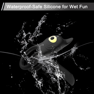 Anneau vibrant réaliste à double moteur, télécommandé, étanche, rechargeable par USB, pour hommes, jouet de masturbation, anneau pénien pour couple à résonance - Product Image 2