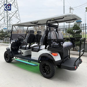 Voiture de golf à batterie au lithium surélevée <span class=keywords><strong>6</strong></span> places 72v Chariot de chasse Nouveau chariot de golf électrique à 4 roues à vendre - Product Image 3