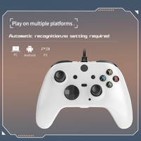 TGZ T-A102L Controlador de Juegos con Cable 6 en 1 de Alta Calidad para P3, Android, PC, 360, TV Box, Raspberry Pi