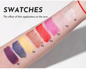 Brillo de labios líquido con aroma a perlas de 8 colores, resistente al agua, sin manchas, multiusos para labios, ojos, lápiz labial - Product Image 6