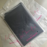 Sac d'emballage refermable à glissière en PE givré biodégradable, personnalisable avec logo imprimé, faible MOQ, pour T-shirt