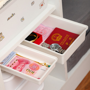 <b>Drawer</b>-style money organizer, hidden compartment, no-drill document <b>box</b>, concealed cabinet/desktop compartmentalized invisible - Product Image 4