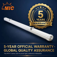 Vente en gros d'usine, éclairage LED tri-étanche IP65, 1200 mm, 20W, 30W, 40W, 50W, 60W, éclairage anti-vapeur, éclairage LED tri-étanche de 4 pieds