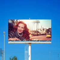 Pantalla Led de fondo para exteriores de alta calidad P8 P10 Reemplazo a todo Color Panel de módulo Led Cartelera
