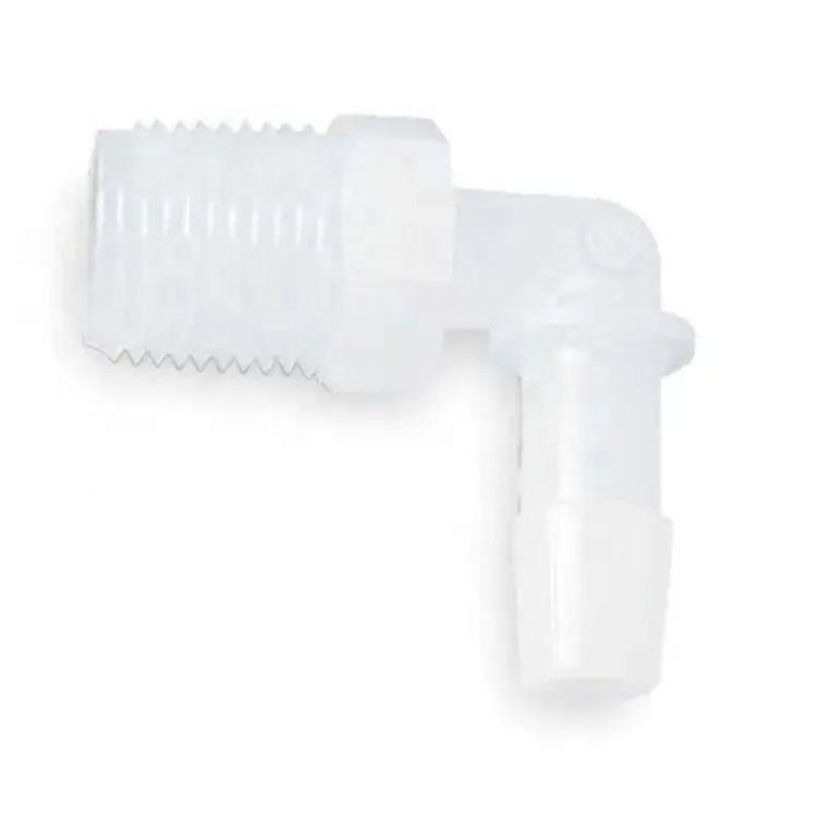 Nouveau type connecteur de tuyau d'eau en plastique coude adaptateur de tuyau raccord 1/8 NPT barb tuyau dégauchisseuse