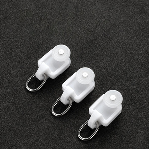 מסלול וילון מסלול מנשא רולר מדריך אבזרי וו שקט מסלול גלגלת כדור - Product Image 2