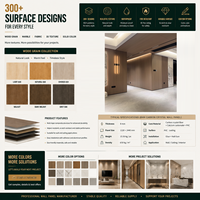 Revêtement mural en feuille de marbre UV en cristal de carbone de 8 mm, recyclable, moderne, imperméable, ignifuge, pour la décoration de la maison et des hôtels