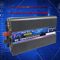 Nouveau produit 2000W 3000W 4000W 5000w onde sinusoïdale pure 12v à 220v convertisseur de tension ca voiture Micro onduleur solaire onduleur