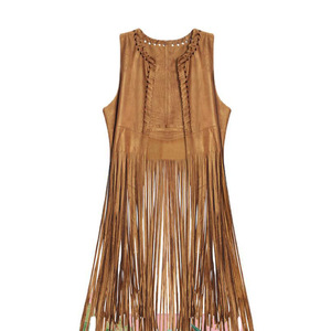 2025 nuevo <span class=keywords><strong>chaleco</strong></span> de <span class=keywords><strong>flecos</strong></span> de gamuza de moda de verano - Product Image 3