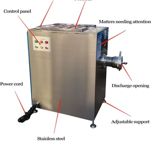 Máquina Picadora <span class=keywords><strong>de</strong></span> <span class=keywords><strong>Carne</strong></span> Industrial 32 52 <span class=keywords><strong>de</strong></span> Acero Inoxidable <span class=keywords><strong>de</strong></span> Alta Eficiencia para Huesos y <span class=keywords><strong>Carne</strong></span> <span class=keywords><strong>de</strong></span> Pollo Congelados - Product Image 5