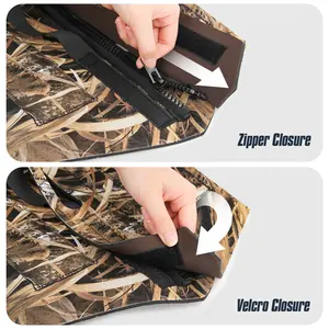 เสื้อกั๊กสุนัขล่าสัตว์กันน้ำเสื้อกั๊กนีโอพรีนเทียมสำหรับสุนัขเสื้อผ้าเพื่อความปลอดภัยสำหรับสัตว์เลี้ยงลายพรางปกป้องอย่างอบอุ่น - Product Image 5