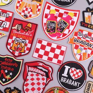 Nederland Oeteldonk Patches Kikker Cartoon Borduurwerk Patch Ijzer Op Dier Geborduurd Embleem Carnaval Patch Voor Kleding - Product Image 5