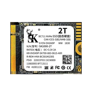 Sk Sk1000 2230 M.2 <b>Ssd</b> 2T Nvme Pcie 4.0 Solid State Drive <b>For</b> Pc <b>Laptop</b> - Product Image 1