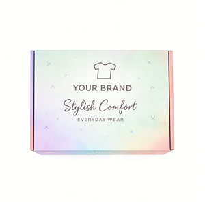 Caja de Envío para Bufandas y Prendas de Vestir, Embalaje Personalizado para Comercio Electrónico, Caja de Cartón Corrugado Tipo E con Cierre Automático - Product Image 3