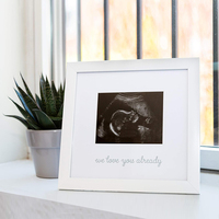 Cadre photo créatif pour échographie de bébé, plateforme de présentation de photos commémoratives pour bébé en gros