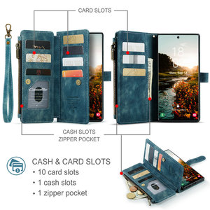 Étui rétro CaseMe pour <span class=keywords><strong>Samsung</strong></span> <span class=keywords><strong>Galaxy</strong></span> S23 FE, coque avec charge sans fil, béquille, sac à main pour femme, porte-cartes pour <span class=keywords><strong>Samsung</strong></span> S23FE - Product Image 2