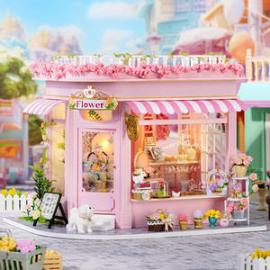 <span class=keywords><strong>Casa</strong></span> <span class=keywords><strong>de</strong></span> <span class=keywords><strong>muñecas</strong></span> <span class=keywords><strong>de</strong></span> madera, Serie <span class=keywords><strong>de</strong></span> tienda conmovedora, tienda <span class=keywords><strong>de</strong></span> flores colorida, gatito, Paraíso, <span class=keywords><strong>casa</strong></span> <span class=keywords><strong>de</strong></span> <span class=keywords><strong>muñecas</strong></span> ensamblada hecha a mano para niñas - Product Image 5