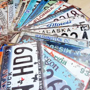 <span class=keywords><strong>De</strong></span> alta calidad <span class=keywords><strong>de</strong></span> mejor <span class=keywords><strong>precio</strong></span> <span class=keywords><strong>de</strong></span> América <span class=keywords><strong>de</strong></span> Metal <span class=keywords><strong>de</strong></span> la placa del coche - Product Image 1