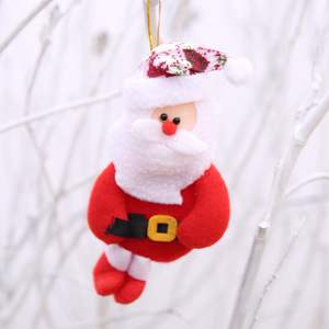 Christmas Plush <b>Doll</b> Ornaments Santa Bear Snowman Elk Christmas Hanging <b>Doll</b> Ornaments for Christmas Party Holiday Supplies - Product Image 2