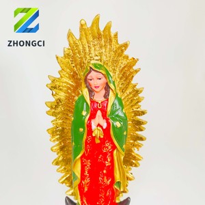 Statua Decorativa della Madonna di Guadalupe, Pezzo Decorativo Sacro Perfetto per Regalare o Tenere per la Propria Conservazione - Product Image 5