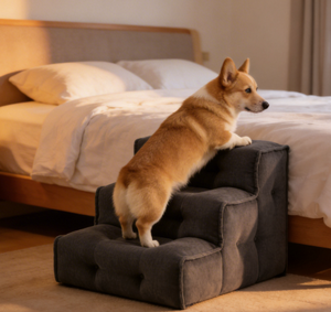 Escaliers en mousse <span class=keywords><strong>pour</strong></span> animaux de compagnie, design moderne et luxueux, personnalisables, légers, <span class=keywords><strong>pour</strong></span> lit et meubles, de la marque Disian - Product Image 4